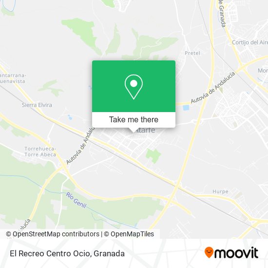 El Recreo Centro Ocio map
