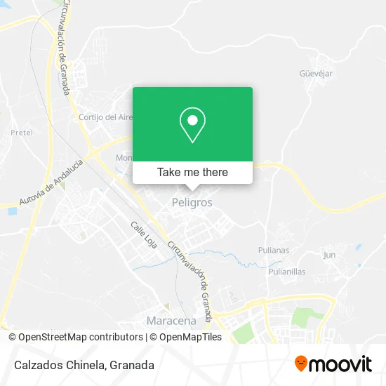 Calzados Chinela map