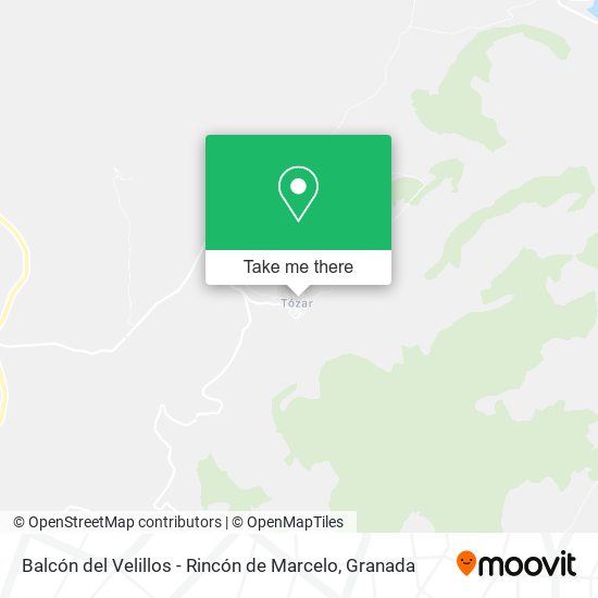 Balcón del Velillos - Rincón de Marcelo map