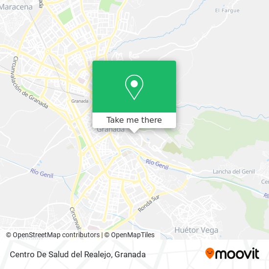 mapa Centro De Salud del Realejo