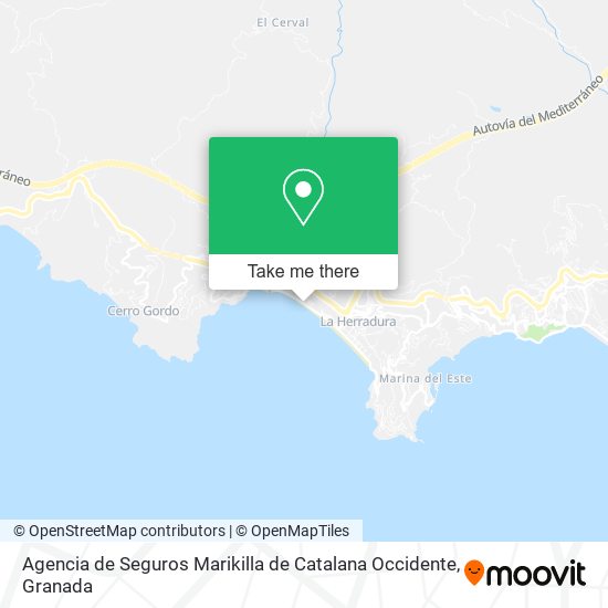 Agencia de Seguros Marikilla de Catalana Occidente map