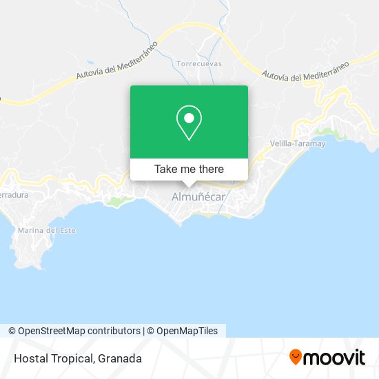 Hostal Tropical map