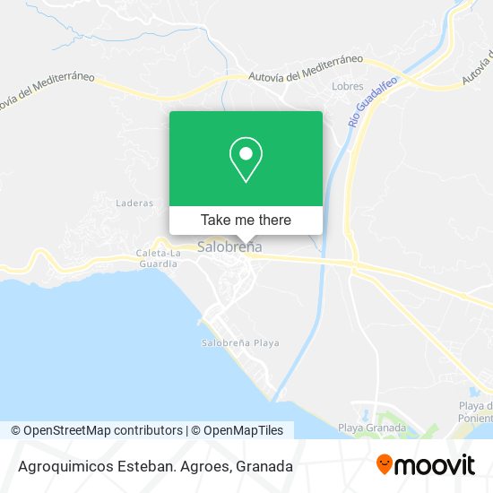 Agroquimicos Esteban. Agroes map