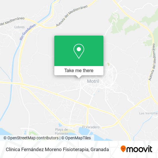 Clínica Fernández Moreno Fisioterapia map