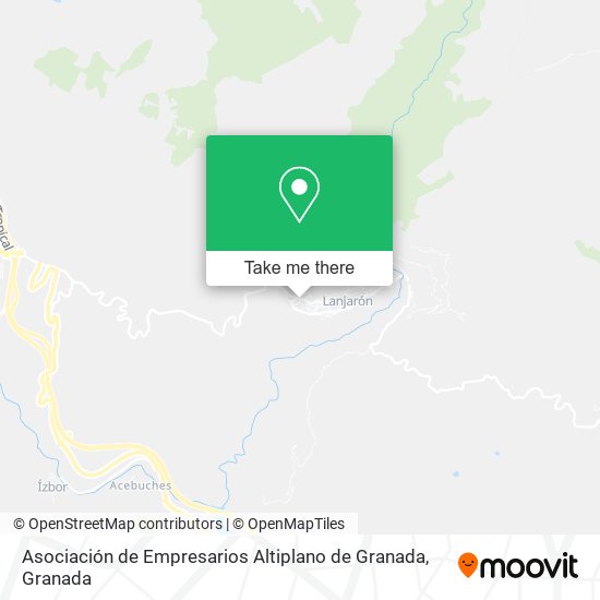 Asociación de Empresarios Altiplano de Granada map