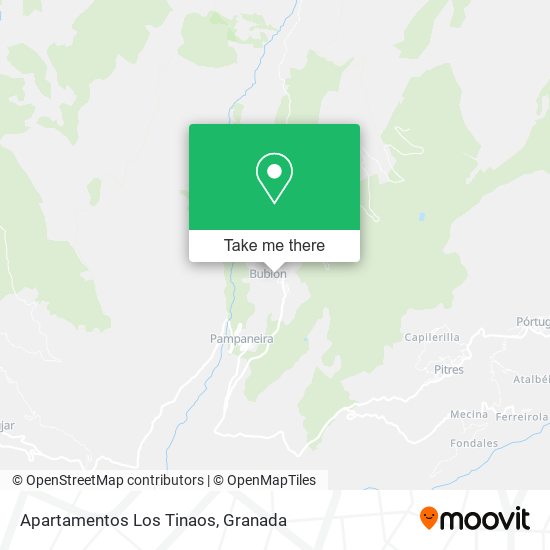 Apartamentos Los Tinaos map
