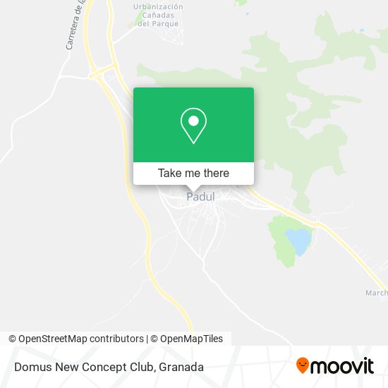 Domus New Concept Club map