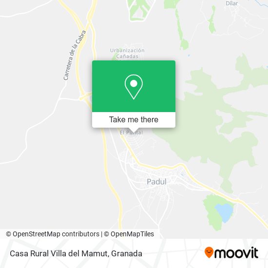 Casa Rural Villa del Mamut map