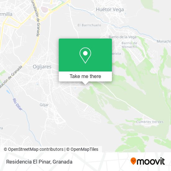 Residencia El Pinar map