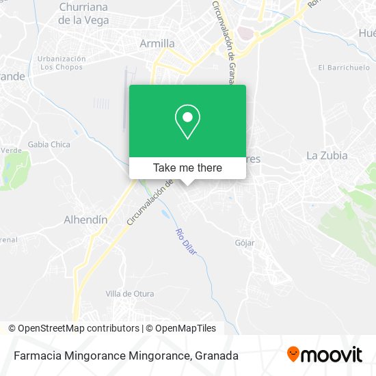 Farmacia Mingorance Mingorance map