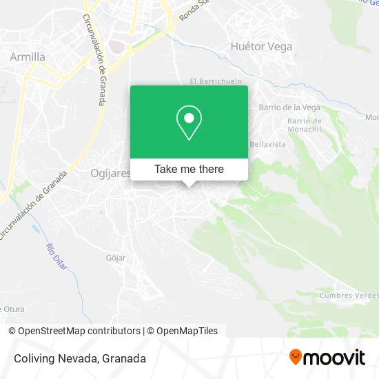 Coliving Nevada map
