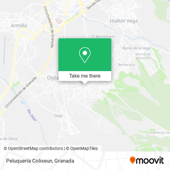 Peluquería Coliseun map