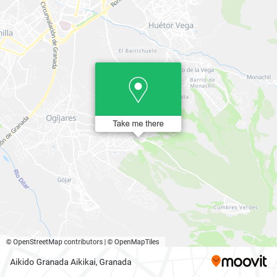 Aikido Granada Aikikai map