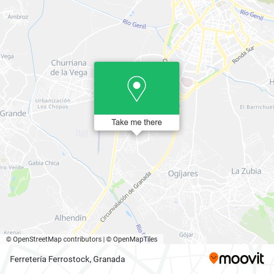 Ferretería Ferrostock map