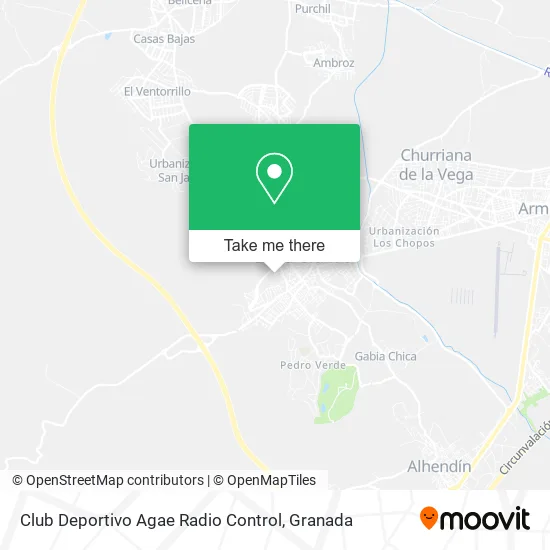 Club Deportivo Agae Radio Control map