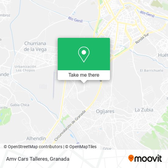 Amv Cars Talleres map