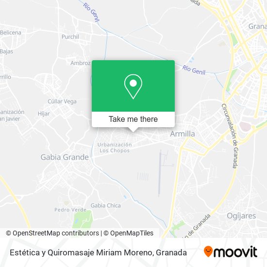 Estética y Quiromasaje Miriam Moreno map