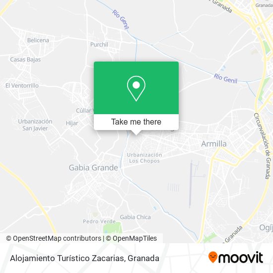 Alojamiento Turístico Zacarias map