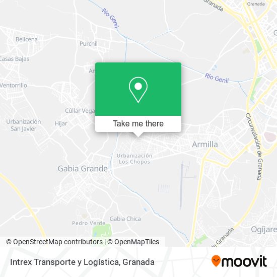 Intrex Transporte y Logística map