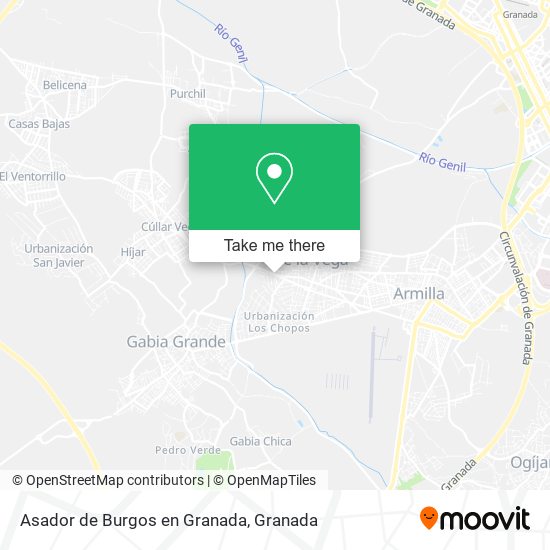 Asador de Burgos en Granada map