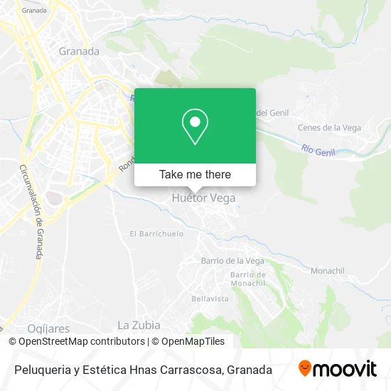 Peluqueria y Estética Hnas Carrascosa map