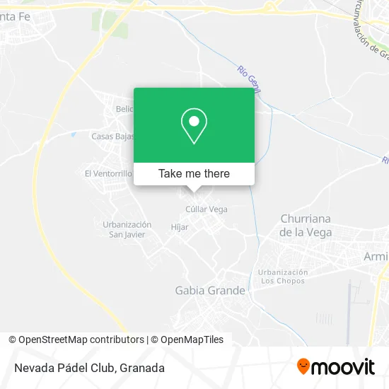 Nevada Pádel Club map