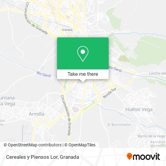Cereales y Piensos Lor map