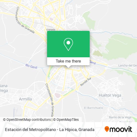 Estación del Metropolitano - La Hípica map