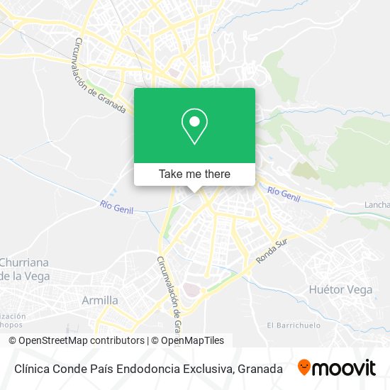 Clínica Conde País Endodoncia Exclusiva map