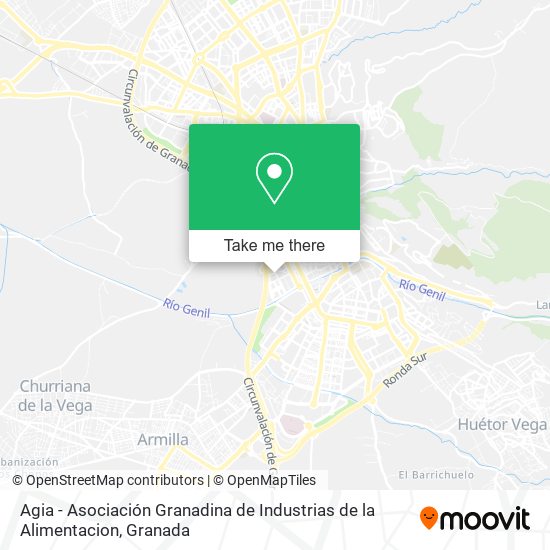 Agia - Asociación Granadina de Industrias de la Alimentacion map