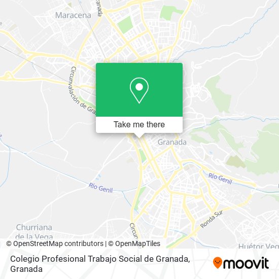 Colegio Profesional Trabajo Social de Granada map