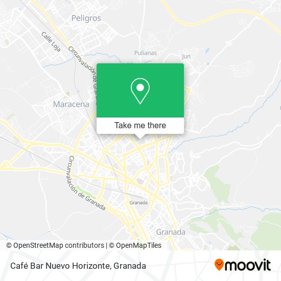 Café Bar Nuevo Horizonte map