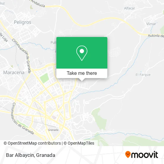 Bar Albaycin map