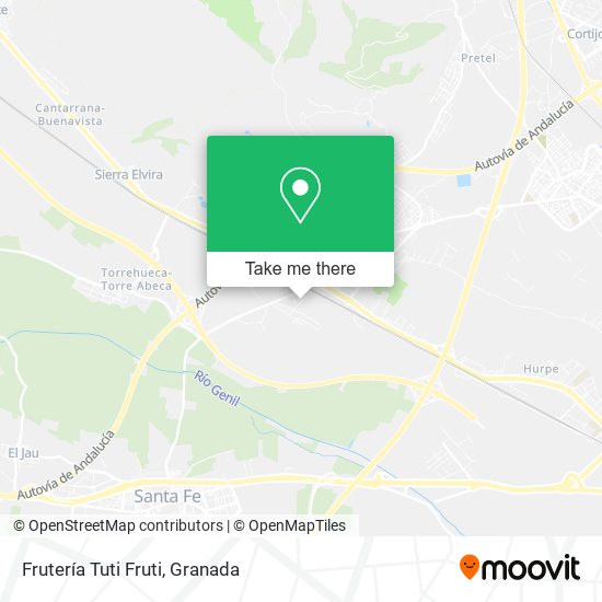 Frutería Tuti Fruti map