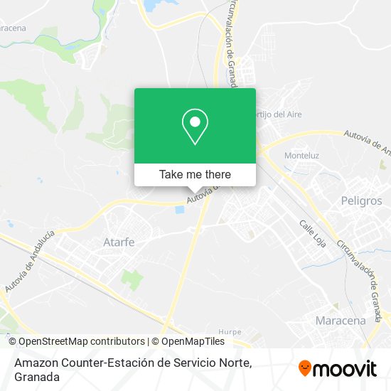 Amazon Counter-Estación de Servicio Norte map