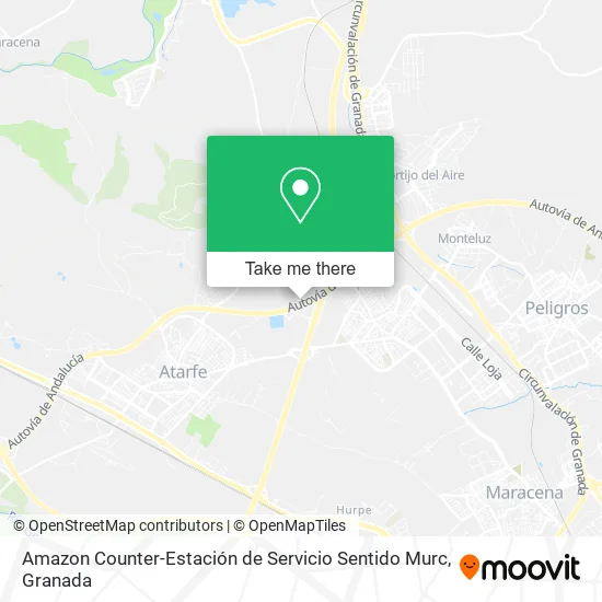 Amazon Counter-Estación de Servicio Sentido Murc map