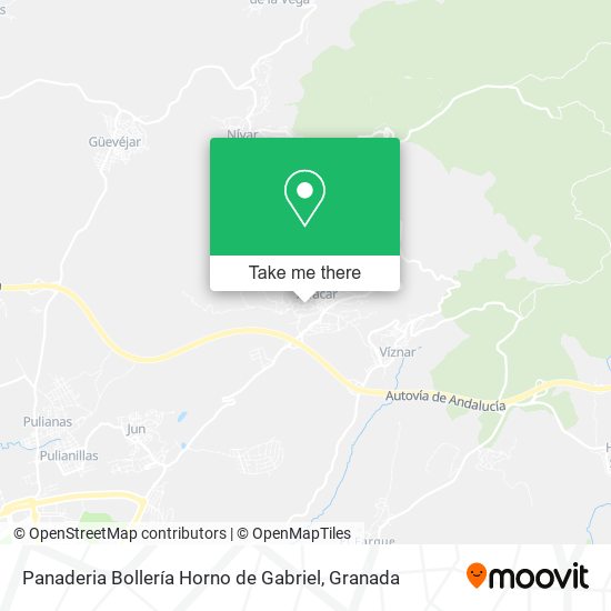 Panaderia Bollería Horno de Gabriel map
