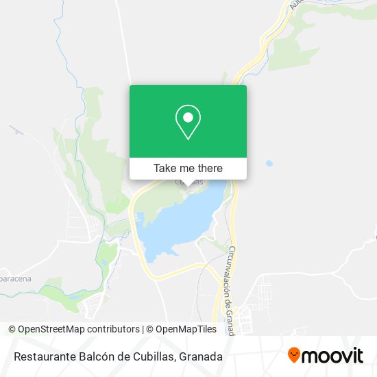 Restaurante Balcón de Cubillas map