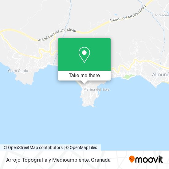 Arrojo Topografía y Medioambiente map