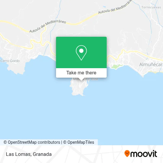 Las Lomas map