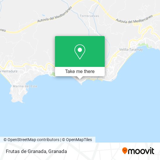 Frutas de Granada map