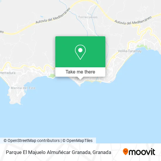 Parque El Majuelo Almuñécar Granada map