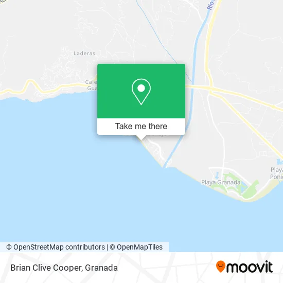 Brian Clive Cooper map