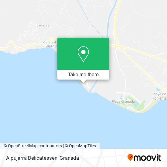 Alpujarra Delicatessen map