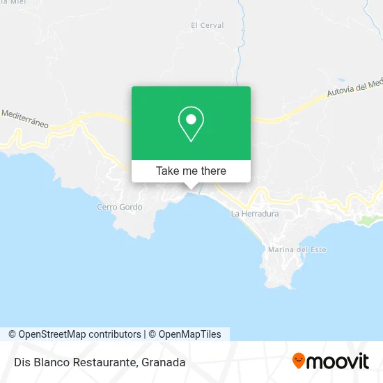 Dis Blanco Restaurante map