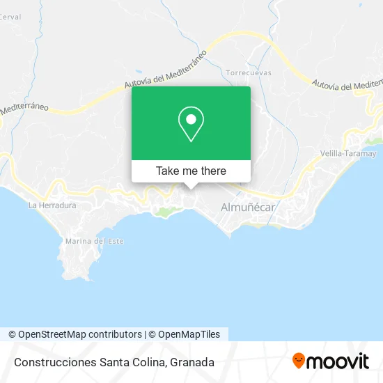 Construcciones Santa Colina map