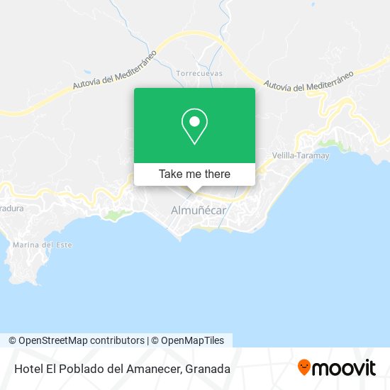 Hotel El Poblado del Amanecer map