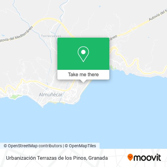 Urbanización Terrazas de los Pinos map