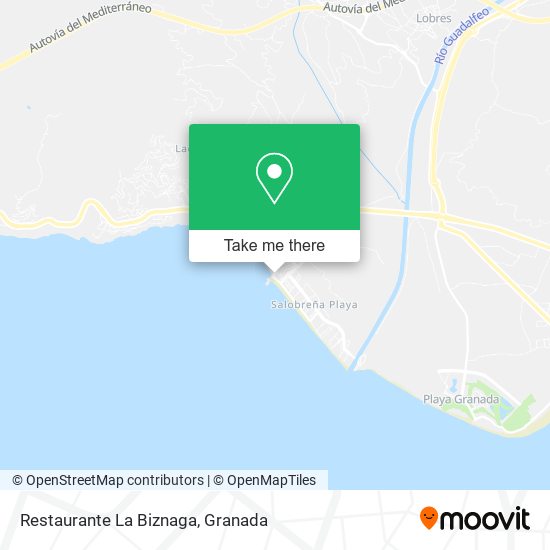Restaurante La Biznaga map