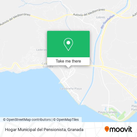 Hogar Municipal del Pensionista map